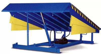 China Adjustable Loading Dock Ramp DCQY20-0.5 Blue Giant Hydraulic Dock Levelers for sale