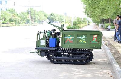 China Hydraulic Tipping GF2000 Dumper Crawler Dumper Transporter For Construction Site for sale