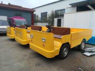 China Vehículo de cargo eléctrico con pilas con la plataforma del cargamento y la barandilla plegable en venta