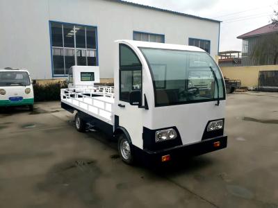 China Customized Electric Platform Truck , Enclosed Cab battery operated platform truck for sale