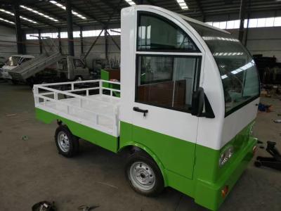China Vehículo de cargo eléctrico de la certificación del ISO con la plataforma de la capacidad de cargamento 1Ton en venta
