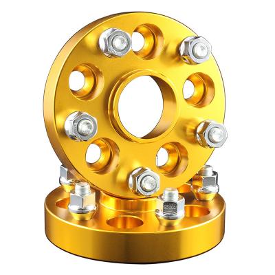 China 25mm Forged Aluminum Hub Centric Wheel Adapters for SUBARU Bolt Pattern 5x100 to 5x114.3 for sale