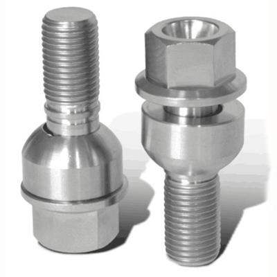China Washer Style 30 mm Wheel titanium lug bolts Grade 10.9 Wheel Stud For PORSCHE for sale