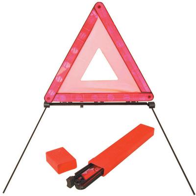 China E-Mark European Standard Foldable Vehicle Warning Triangle Reflector Stop With Fluorescent Reflective Fabric for sale