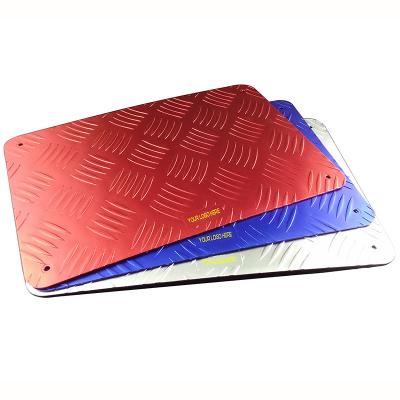 China Aluminum Anti Slip Board Metal Heel Plates For Racing & Daily Drive 360x250mm for sale