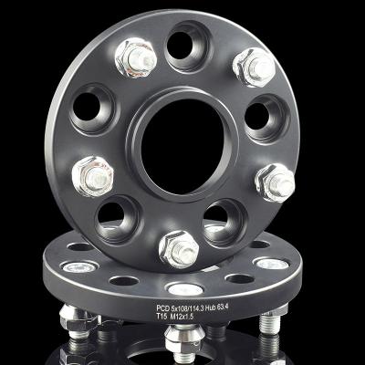 China 15mm Forged Aluminum Billet 5x108 To 5x114.3 Wheel Adapter For Ford Focus ST & RS for sale