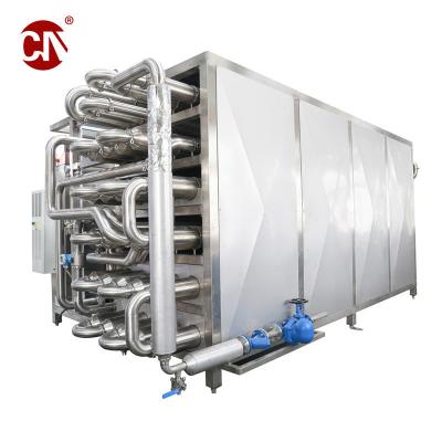 China Automatic Tube Uht Sterilizer for Screw Pump Structure Pasteurization of Fruit Juice for sale