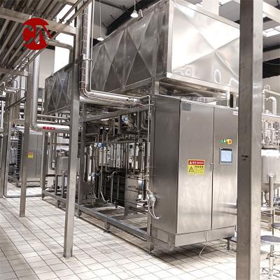 China Continuous Operation UHT Milk Juice Sterilizing Machine with 1000L Per Hour Capacity for sale