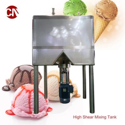 China Sanitary Electric Heating Yogurt Chocolate Ice Cream High Shear Mixer ISO Certified for sale