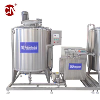 China Máquina certificada ISO para la pasteurización de la leche y el homogeneizador pequeño para la fabricación de yogur en venta