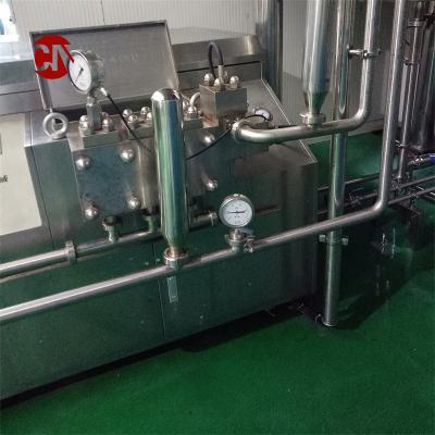 China Solicitud personalizada Máquina homogeneizadora de alta presión de 1500L/h para leche en la industria alimentaria en venta