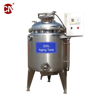 China Automatic Grade Semi-Automatic Ice Cream Aging Tank 600L SS304 for Yogurt Fermentation for sale
