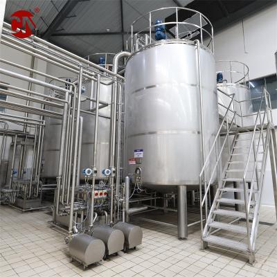 China Stainless Steel Mixing tank Pasteurizer Dairy Processing Line for Dairy Product Manufacturing à venda