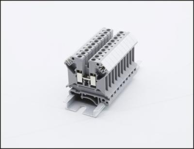 China blocos de terminais do trilho do parafuso de 32A 800V M3 bronze PA66/UL94-V0 de 6.2mm à venda