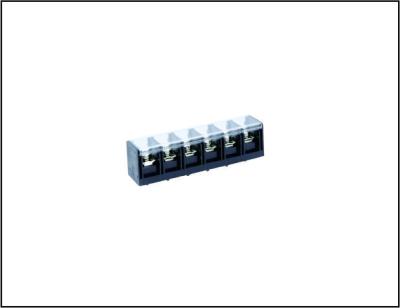 China 75A / 600V Brass Din Rail Mounted Connectors  M4 Screw 16.00mm Pitch PBT / UL94-V0 for sale