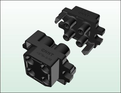 China UL94-V0 PBT Electrical Terminal Strip Blocks  75A  600V Operate With Jack And Screw for sale