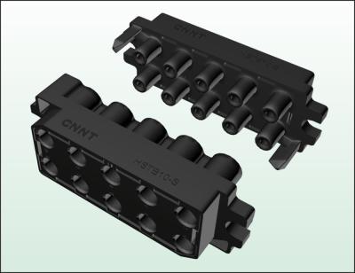 China PBT / UL94-V0 Electrical Connector Blocks 75A  AC 600V  Operate With Jack And Screw for sale