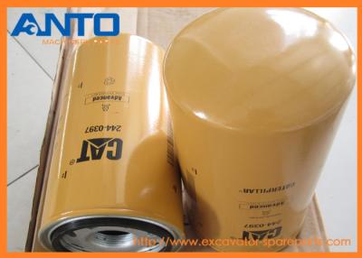 China 244-0397 2440397 Yellow Oil Filter  Excavator Parts 6 Months Warranty for sale
