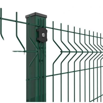 China Any Size Morden 3D Curved Mesh Fence Horse Yard V Shape Curved Wire Mesh Security Fence Bending Fence for sale