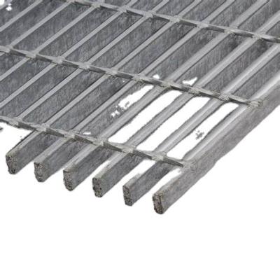 China Grating 75mm X 6mm Metal Drain Grates Mild Steel Heavy Duty Steel Bar Grating Hot Dipped Galvanized More Than 5 Years 50mm 100mm for sale