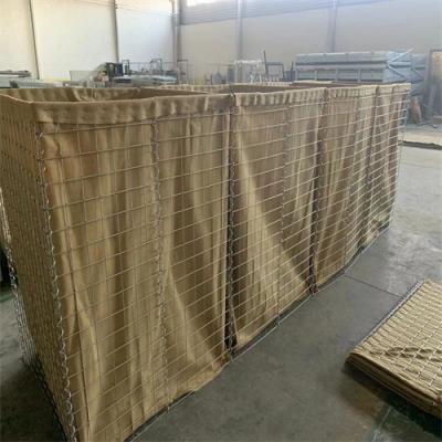 China Gezhige 2.0-4.0mm Wire Thickness Gabion Wire Meshs Factory Green PP Gabion Bag China Safe and Reliable Hesco Barriers Blast Wall for sale