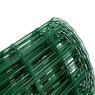 China Farm Green Color PVC Coated 50x50mm mesh opening Euro Holland Welded Wire Mesh fence for Chile for sale
