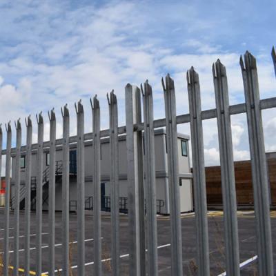 China Galvanized Steel Palisade Fencing Angle Iron Palisade Fence And Gate Second Hand Palisade Fencing For Sale for sale