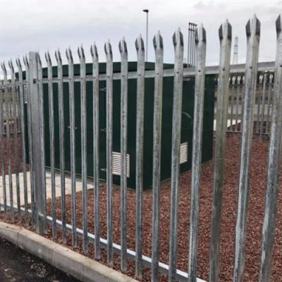 China High Quality Steel Residential Security Palisade Fence Metal Fence Portable Iron Site Fencing for sale