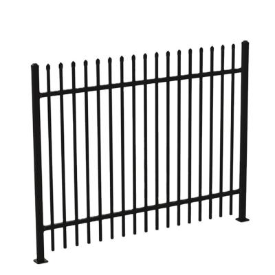 China China factory security pre-galvanized steel tube wrought iron fence for sale