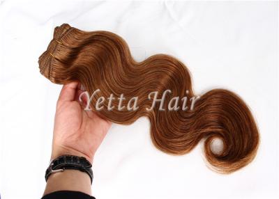 China Extensões douradas duradouros do cabelo louro/Weave natural do cabelo humano com Bouncy à venda