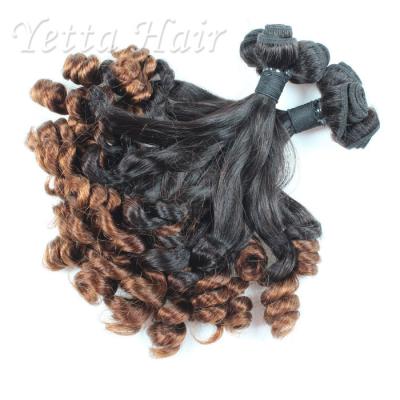 China Grade 9A Indian Funmi Human Hair , Beauty Curly Remy  Hair Extensions for sale