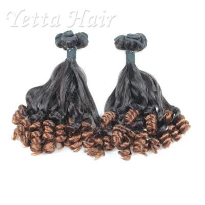 China Professional 100% Peruvian Aunty Funmi Human Hair / Double Drawn Remy Hair Extensions for sale