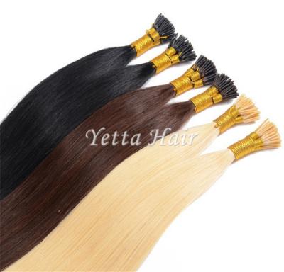 China Pure 24 Inch Pre Bonded I Tip Hair Extensions With Soft And Silky for sale