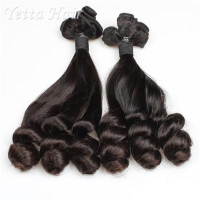 China Real Indian Funmi Virgin Hair , Remy Human Hair Weave For Black Women for sale