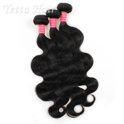 China Natural Black Unprocessed Peruvian Virgin Hair Body Wave with No Lice for sale