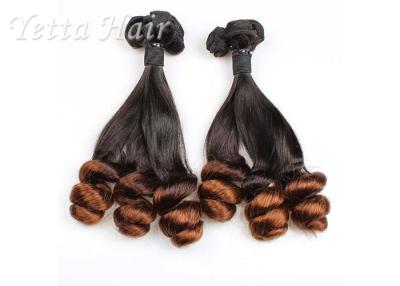 China 14 Inch - 16 Inch Silk Chocolate Funmi Virgin Hair With Double Drawn for sale