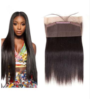 China 360 Lace Frontal Closure 100% Real Human Hair Extensions Straight For Ladys for sale