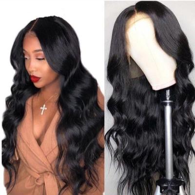 China 100% Natural Human Hair Lace Front Wigs / Long Hair Wigs For Black Women for sale