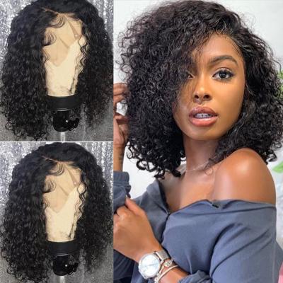 China 10 Inches Lace Closure Bob Wig Hair Extensions / 100 Real Human Hair for sale