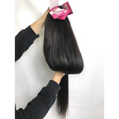 China 100% Raw 10A Virgin Peruvian Remy Human Hair Weave 100g / Piece Natural Black for sale