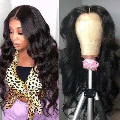 China Brazilian 250g HD 13x4 Lace Front Human Hair Wigs for sale