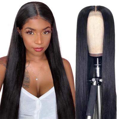 China 250% Density 13x6 HD Lace Frontal Wig Bone Straight Human Hair For Black Women for sale