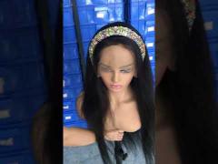 100% Virgin Human Hair lace front wig