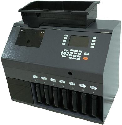 China KOBOTECH LINCE-70C 7 Channels Value Coin Sorter Counter counting sorting machine(ECB 100%) for sale