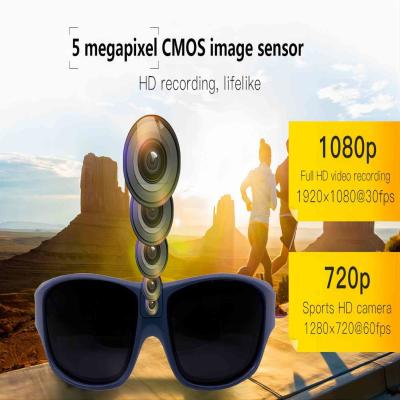 China 14cm x 5cm x 4cm Polarized Action Video Eyewear Plastic Lens en venta