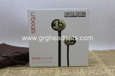 China Beats Alexander Wang gold urbeats Ear Phones  with 1:1 Original with Sseal Box Made in Chi for sale
