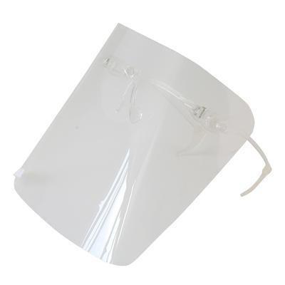 China Full Transparent Dental Protective Wear , Clear Face Shield Visor With Frame for sale