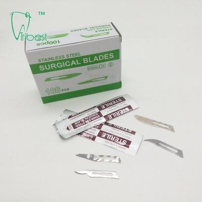 China Disposable Disposable Surgical Blade , Surgical Stainless Steel Scalpel Blades for sale