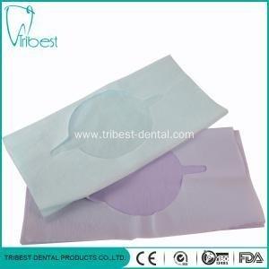China 40x60cm Disposable Dental Bibs With Hole for sale
