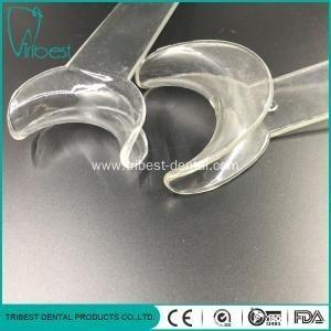 China T Shape Dental Cheek Retractor , Single Span Plastic Cheek Retractor for sale